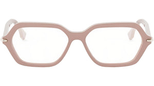 FF Diamonds Red Geometric Eyeglasses