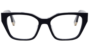 Fendi Way Blue Rectangular Eyeglasses