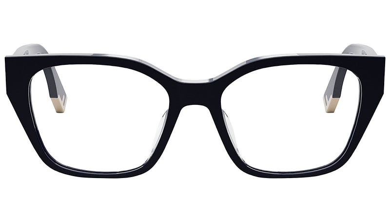 Fendi Way Blue Rectangular Eyeglasses