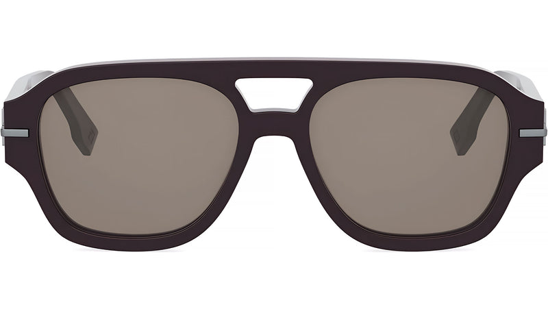 Fendigraphy Bordeaux Pilot Sunglasses