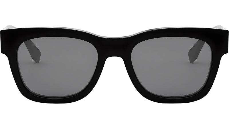 Fendi Diagonal Black Square Sunglasses