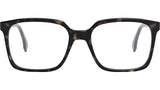 Fendi Fine Havana Rectangular Eyeglasses