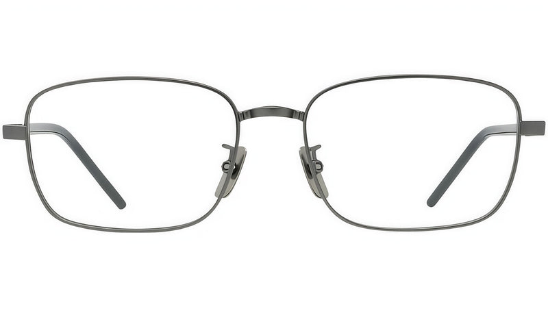 Titanium Ruthenium Rectangular Eyeglasses