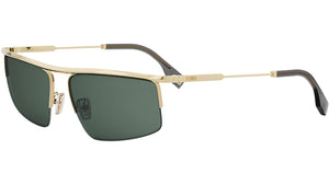 Fendi Travel Gold Geometric Sunglasses