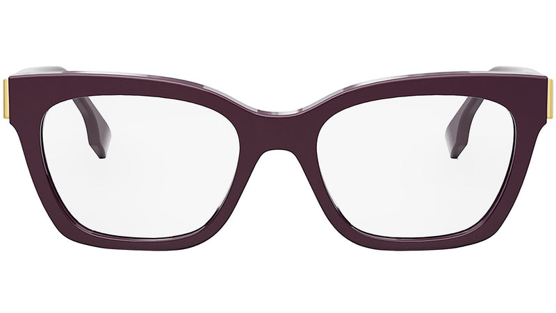 Fendi First Purple Square Eyeglasses