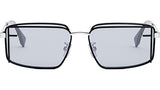 Fendi First Sight Black Rectangular Sunglasses