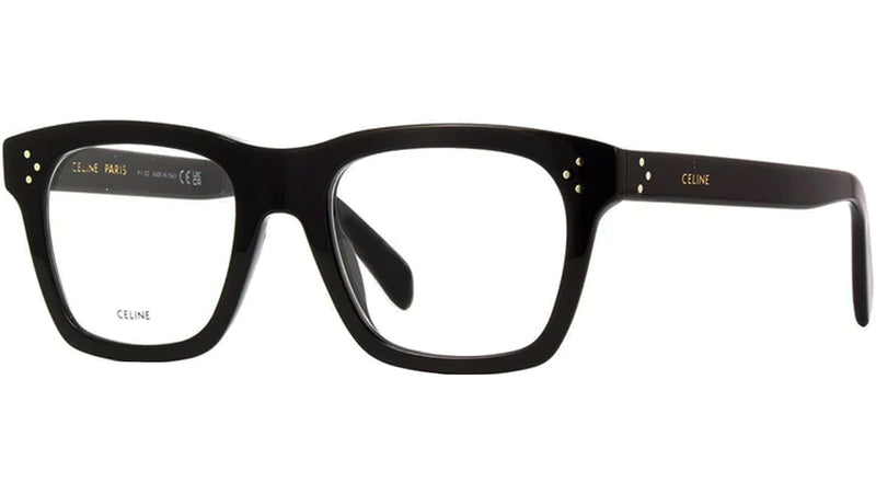 CELINE 3 Dots Black Rectangular Eyeglasses