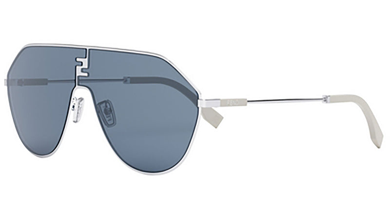 FF Match Silver Geometric Sunglasses