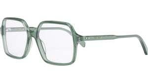 Thin Green Square Eyeglasses