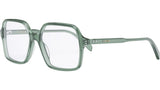 Thin Green Square Eyeglasses