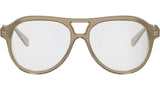 CELINE Thin Green Pilot Eyeglasses