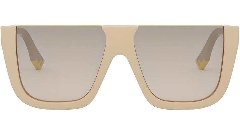 Fendi Way Brown Square Sunglasses