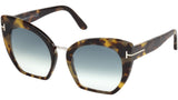 Samantha-02 FT0553 56W Dark Havana Blue