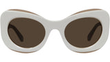 Signature White Butterfly Sunglasses