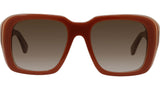 Signature Orange Square Sunglasses
