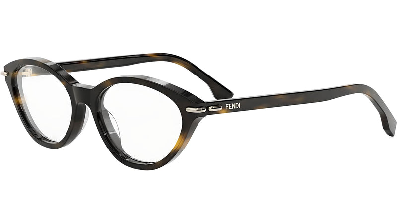 Fendi Selleria Havana Cat Eye Eyeglasses