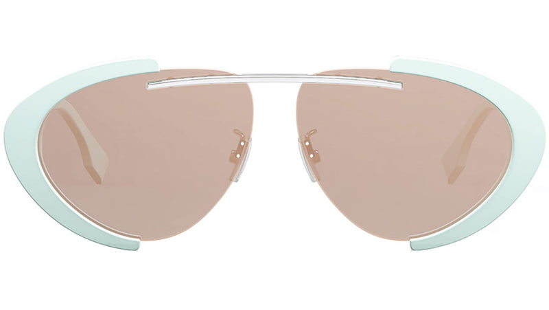 FendiLand Blue Oval Sunglasses