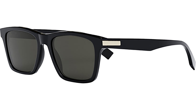 Fendi Essential Black Rectangular Sunglasses