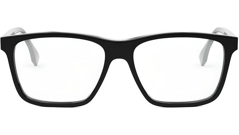 Fendi Fine Black Geometric Eyeglasses