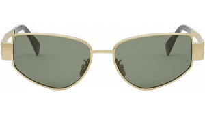 Metal Triomphe Gold Cat Eye Sunglasses