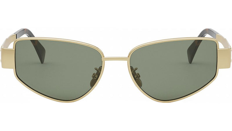 Metal Triomphe Gold Cat Eye Sunglasses
