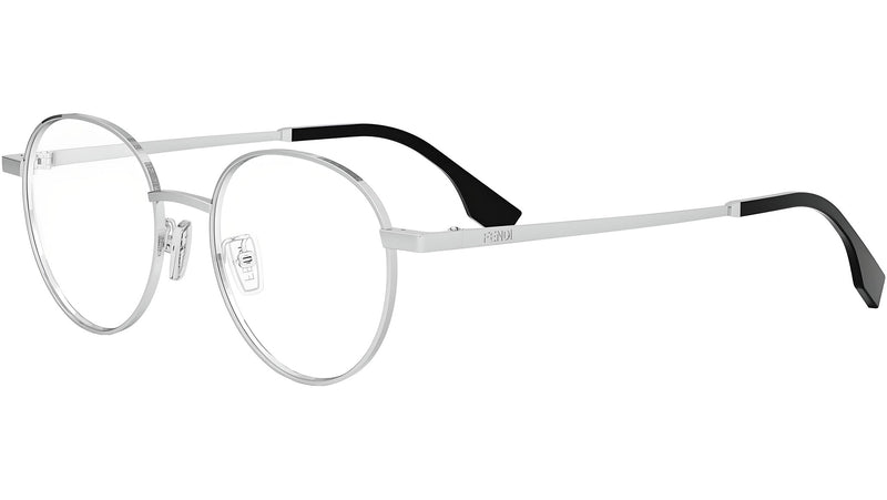 Fendi Travel Silver Round Eyeglasses