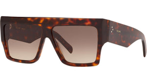 CELINE 3 Dots Dark Havana Mask Sunglasses