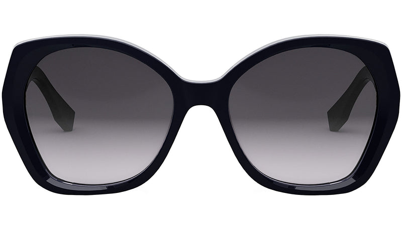 Lettering Blue Butterfly Sunglasses