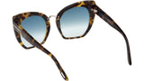 Samantha-02 FT0553 56W Dark Havana Blue