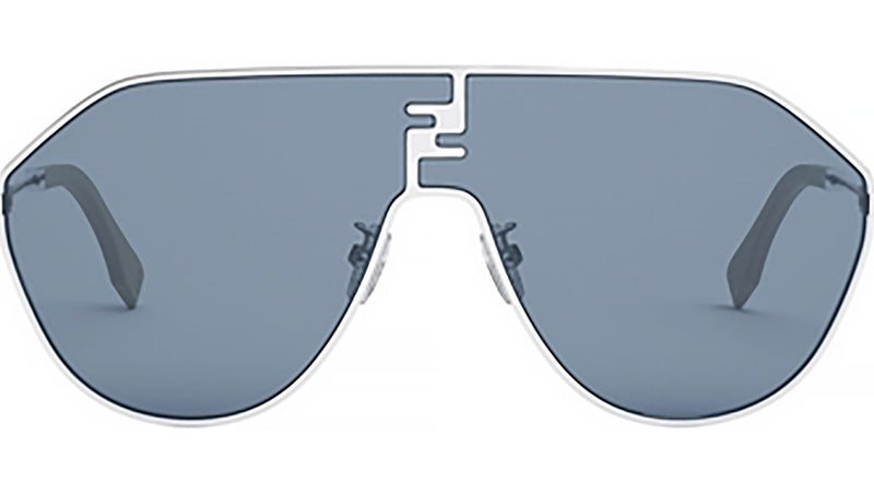 FF Match Silver Geometric Sunglasses