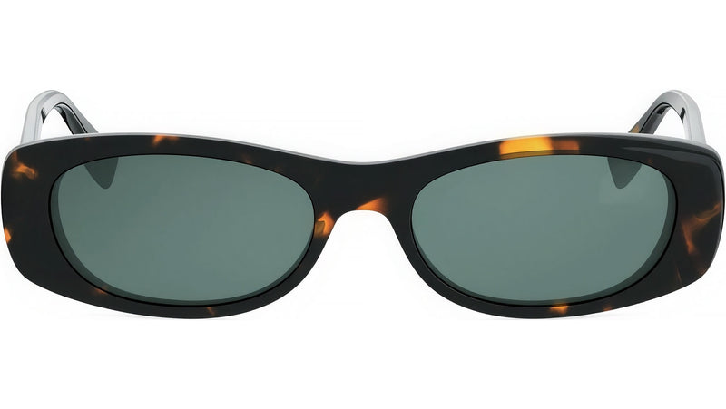 FF Squared Havana Oval Sunglasses
