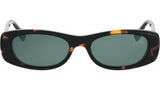 FF Squared Havana Oval Sunglasses