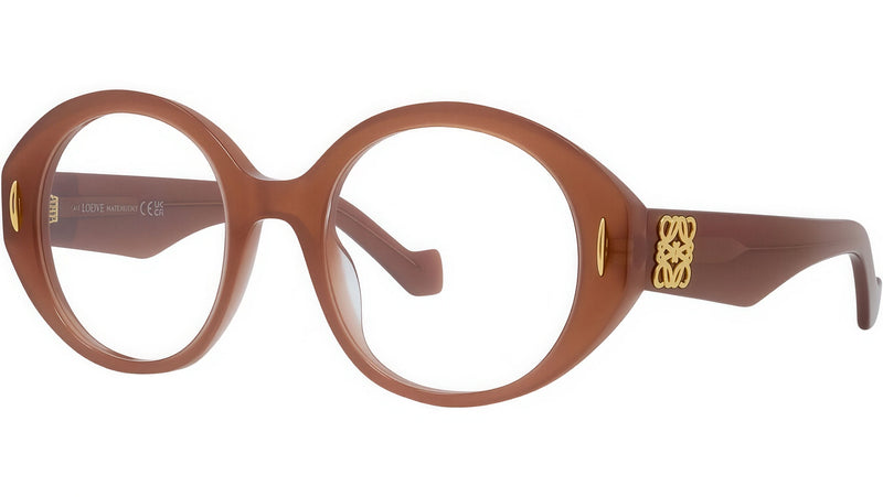 Anagram Brown Round Eyeglasses