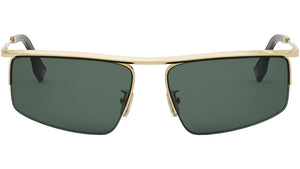 Fendi Travel Gold Geometric Sunglasses