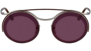 ME107S 044 matte silver and shiny brown