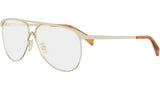 CELINE Metal Gold Pilot Sunglasses
