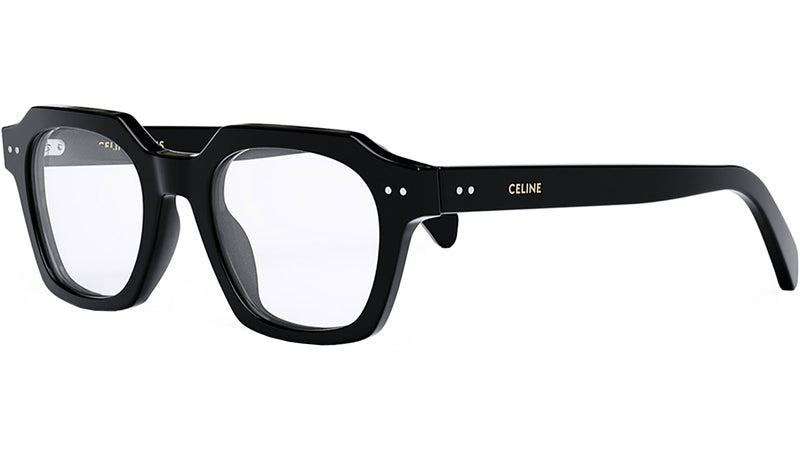 CELINE Thin Black Geometric Eyeglasses