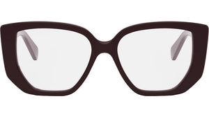 Triomphe Brown Geometric Eyeglasses