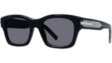 GV One Black Geometric Sunglasses