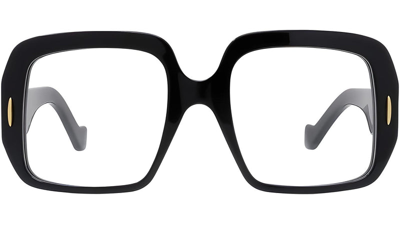 Anagram Black Geometric Eyeglasses