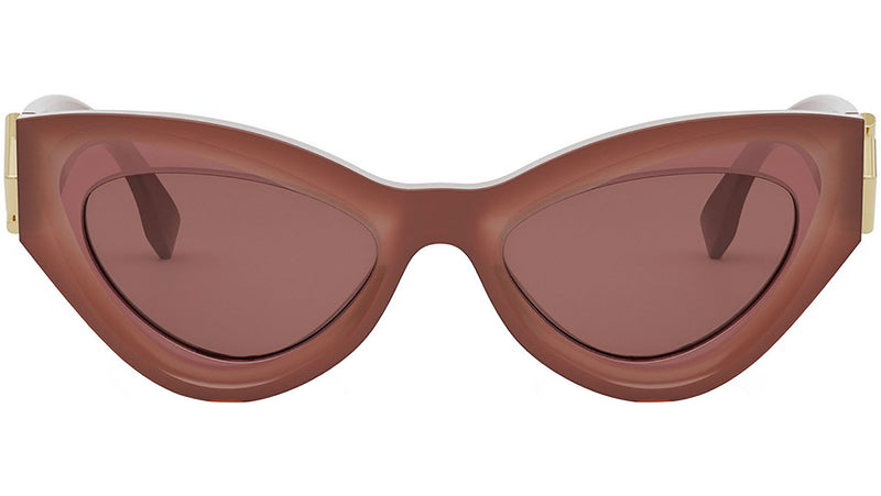 FF Diamonds Red Cat Eye Sunglasses