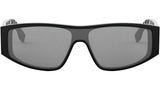 FF Squared Black Geometric Sunglasses