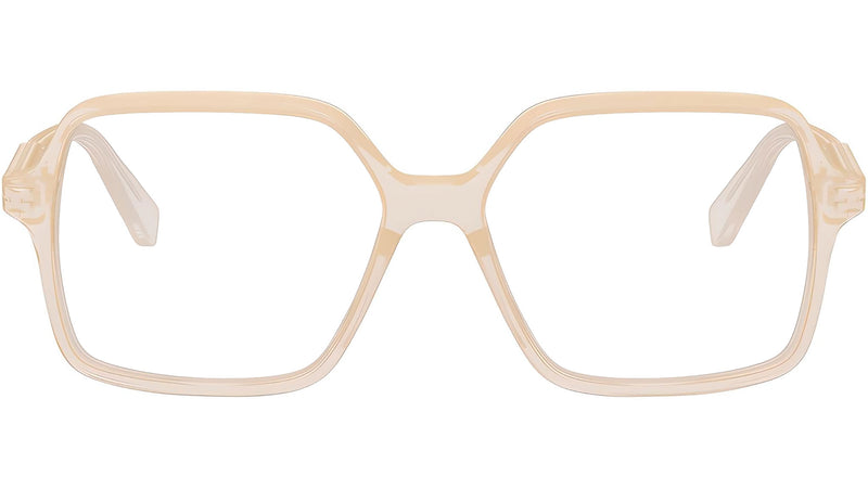 CELINE Thin Orange Geometric Eyeglasses