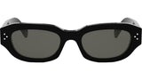 3 Dots Black Geometric Sunglasses