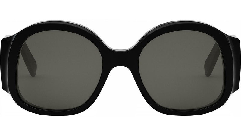 Maxi Triomphe Black Round Sunglasses
