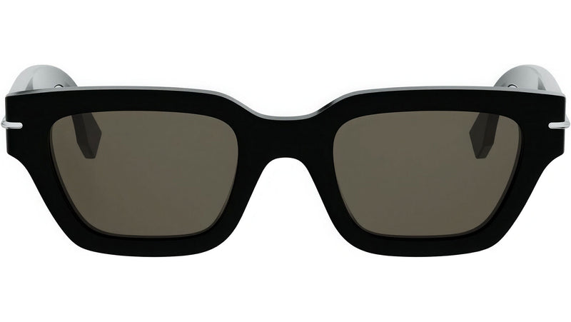 Fendi Selleria Black Rectangular Sunglasses