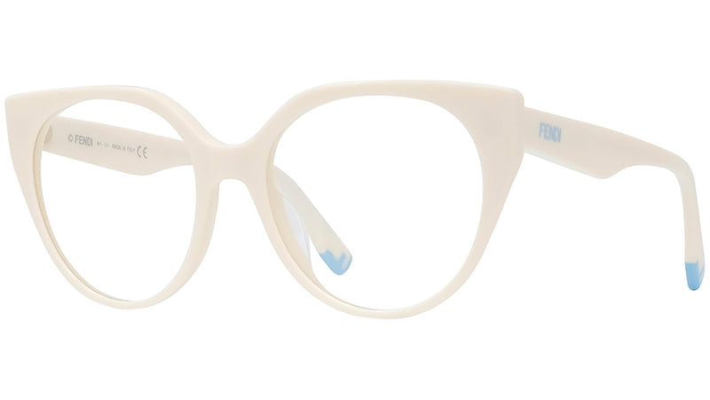 Fendi Way White Cat Eye Eyeglasses