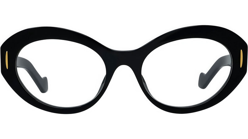 Anagram Black Oval Eyeglasses