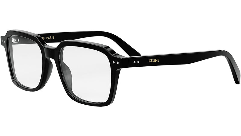 CELINE Thin Black Square Eyeglasses