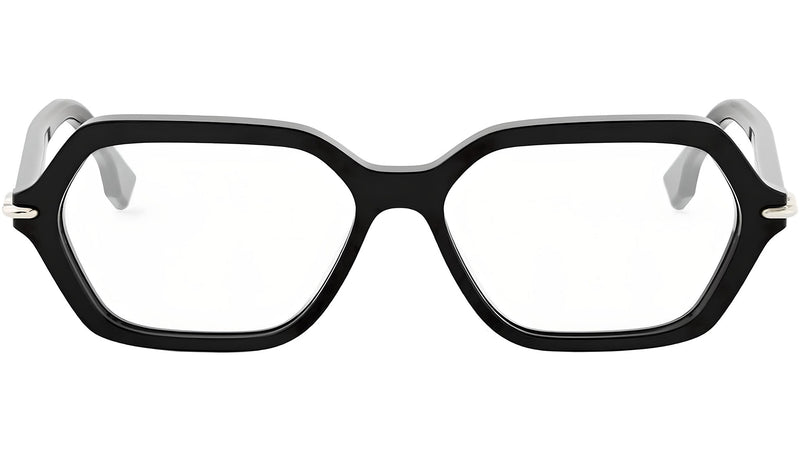 FF Diamonds Black Geometric Eyeglasses